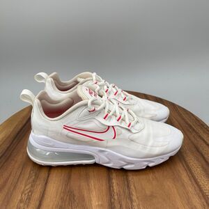 Nike Air Max 270 React Shoes Womens Size 7 White Running Comfort Walking Sneaker